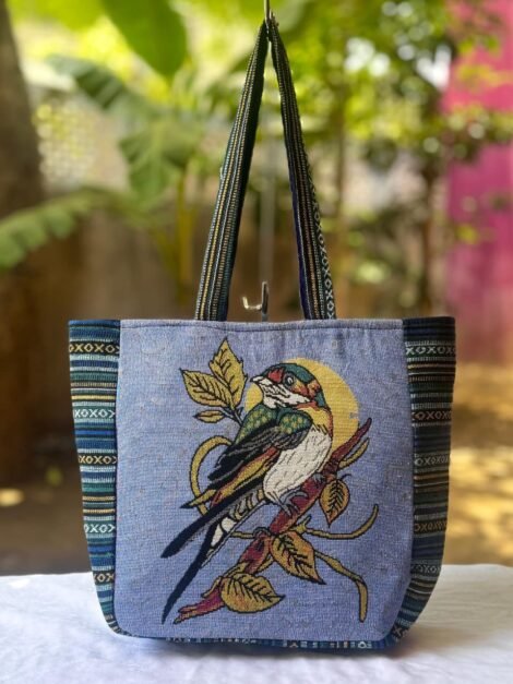 Antique Banjara Tote Bag (Bird design)